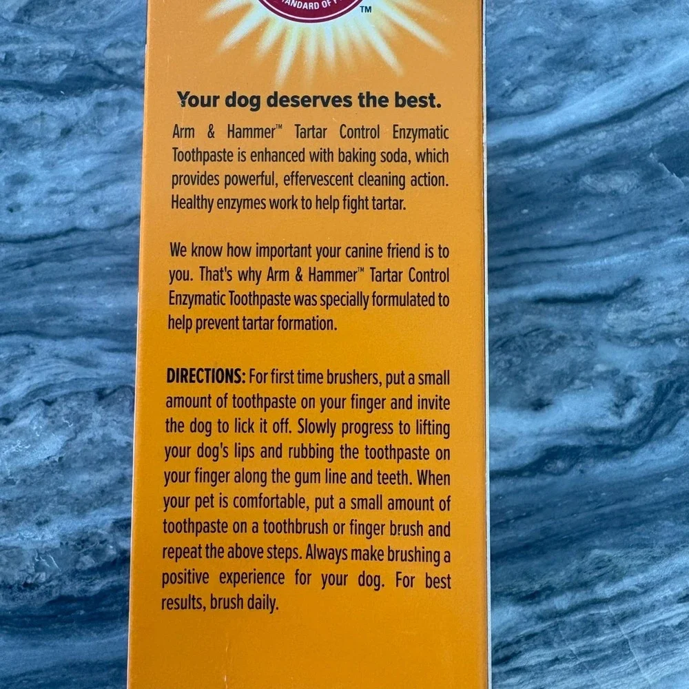 NEW Arm‎ & Hammer Tartar Control Enzymatic Toothpaste For Dogs 2.5 Oz Pack Of 3